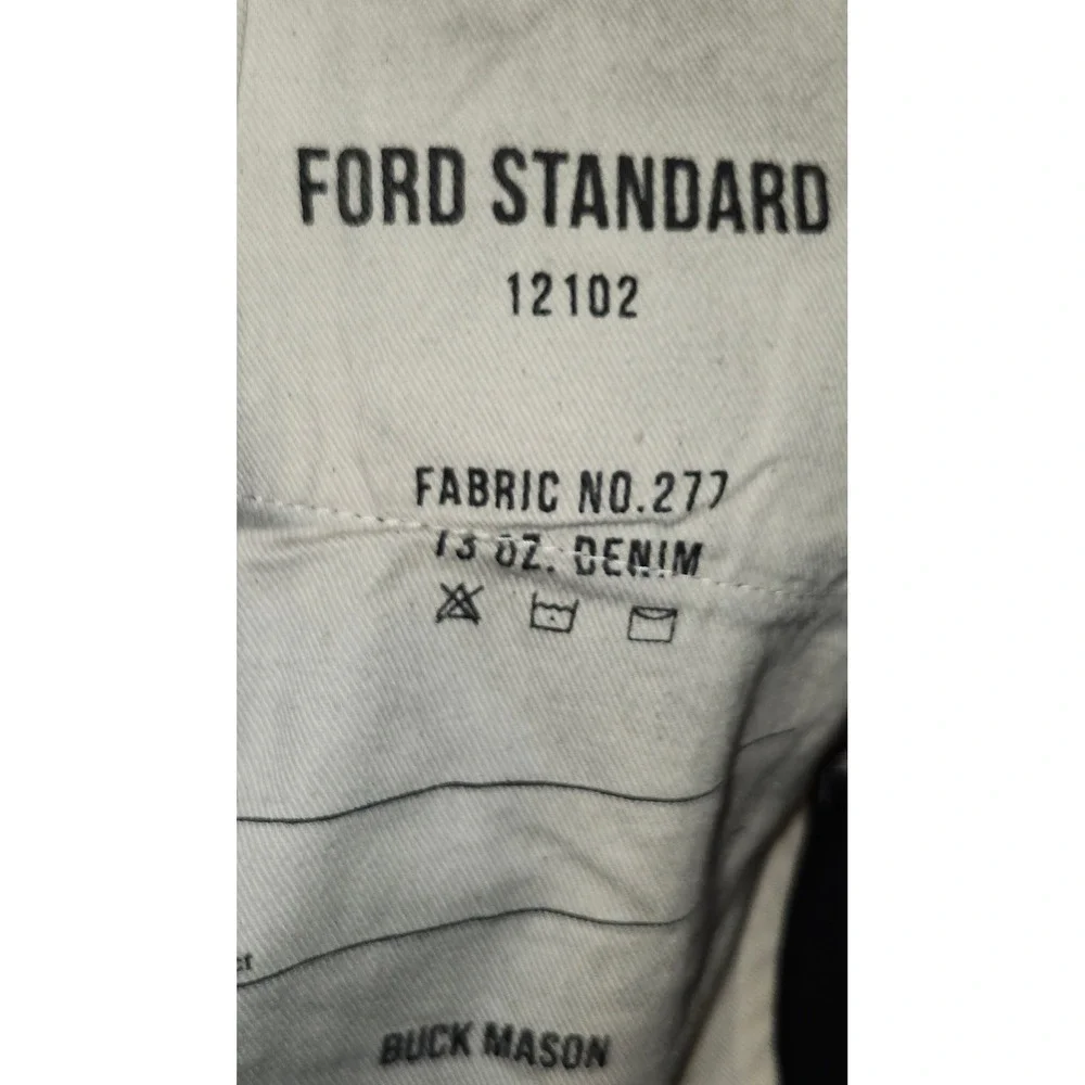 Buck Mason Black Ford Standard Jean Mens 33x30 Straight Leg BM12102.277